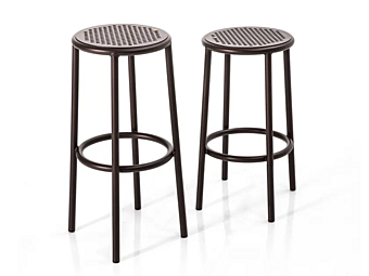 Садовый табурет из алюминия MOROSO Nizza DL4L60 Садовый табурет из алюминия MOROSO Nizza DL4L60 фабрика Moroso из Италии