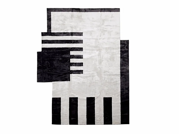 Прямоугольный шелковый ковер в стиле ERBA ITALIA Op art  фабрика ERBA ITALIA из Италии. Фото №2