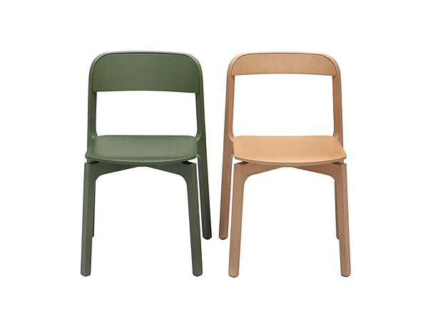Складное кресло из ясеня Kristalia Contorna 05C0N11 фабрика Kristalia из Италии. Фото №2