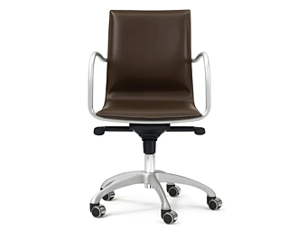 Кресло с регулировкой высоты из натертой кожи ENRICO PELLIZZONI Micad фабрика ENRICO  PELLIZZONI из Италии