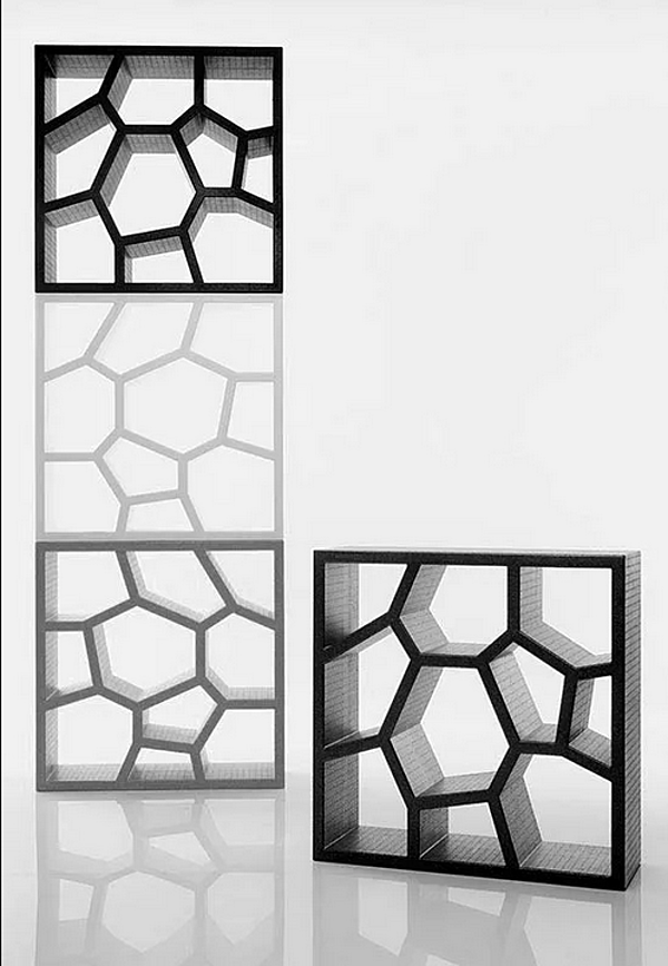 Двусторонняя книжная полка из дерева OPUS INCERTUM CASAMANIA & HORM фабрика Casamania & HORM из Италии. Фото №11