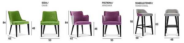 Кресло DOMINGO SALOTTI Pat фабрика DOMINGO SALOTTI из Италии. Фото №6