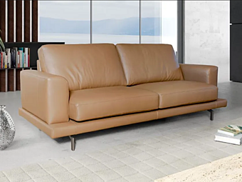 Диван с обитой спинкой из ткани MitoHome Glamour фабрика MitoHome из Италии