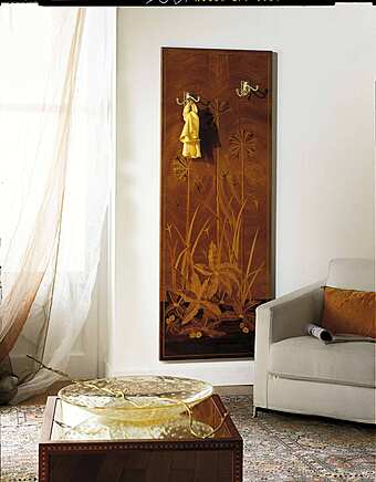 Настенная деревянная вешалка для одежды CARPANELLI A416 фабрика CARPANELLI из Италии