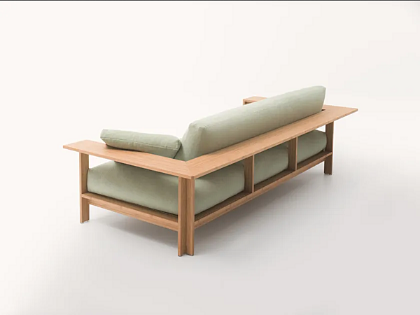 Секционный модульный садовый диван из ткани PAOLA LENTI Frei B183BS+B183BS+B183BD фабрика PAOLA LENTI из Италии. Фото №6