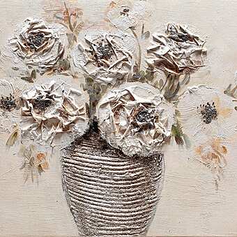 Картина итальянского художника, холст, масло Dipinto art. z495 40×40 фабрика BUBOLA&NAIBO из Италии