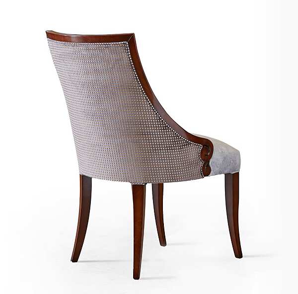 Стул из массива дерева с мягкой обивкой DECORA ( LCI STILE) N070C фабрика DECORA ( LCI STILE) из Италии. Фото №6