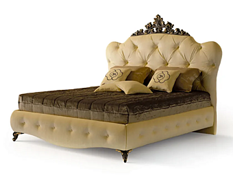 Кровать king size с обитой спинкой CARPANESE 6589 6589