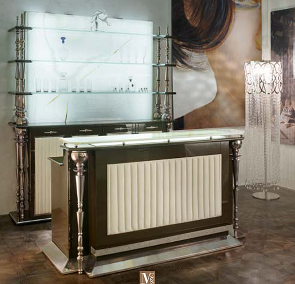 Барная стойка MANTELLASSI "COSMOPOLITAN" J'adore Lalique фабрика MANTELLASSI из Италии. Фото №3