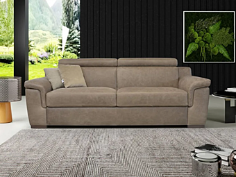 Диван-кровать с подголовником из ткани MitoHome Ibiza