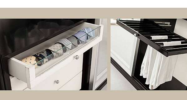Шкаф из массива дерева с отделкой из металла DECORA ( LCI STILE) GA001. GA002 фабрика DECORA ( LCI STILE) из Италии. Фото №5