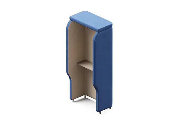 Акустическая телефонная будка из ткани MAJI системы Adrenalina MAJI PLAINFreestanding phone booth фабрика ADRENALINA из Италии. Фото №3