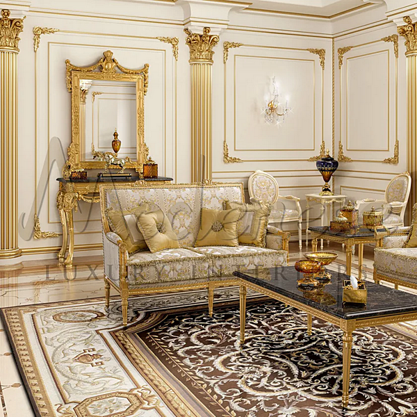 Прямоугольный журнальный стол из дерева MODENESE GASTONE 14834 фабрика MODENESE GASTONE из Италии. Фото №5