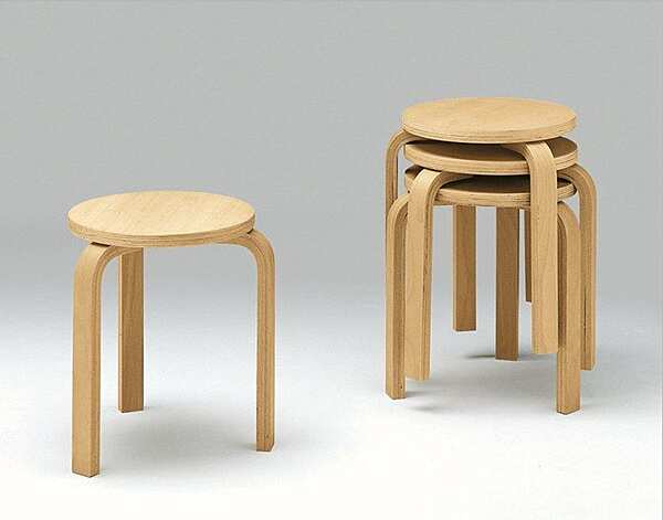 Табурет штабелированный из массива дерева ALIVAR Aalto A 536 фабрика ALIVAR из Италии. Фото №2