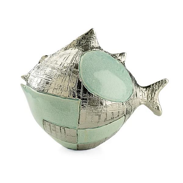 Керамическая скульптура рыбы Pop Globe MARIONI 00103 фабрика MARIONI из Италии. Фото №3