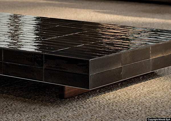 Журнальный стол MINOTTI Andrée Hannes Peer фабрика Minotti из Италии. Фото №8