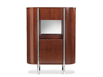 Шкаф для бара из дуба с встроенной подсветкой GHIDINI1961 Tarantino Manhattan LB340XX101