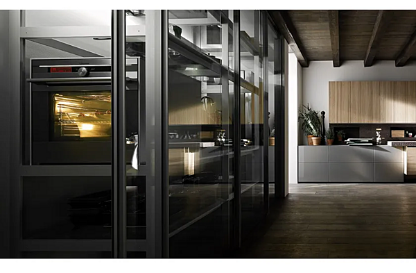 Кухня с фасадами из ели VALCUCINE  Artematica Tactil фабрика VALCUCINE из Италии. Фото №14