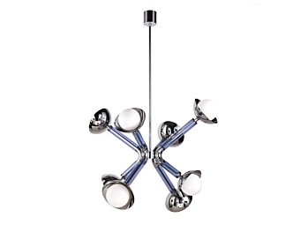 Подвесная лампа из ручного吹ного стекла Stimma 8 MULTIFORME SS8999-8