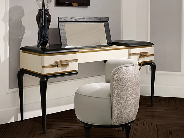 Туалетный столик из дерева с зеркалом AR INTERIORS Dilan D75 фабрика AR Interiors из Италии. Фото №2