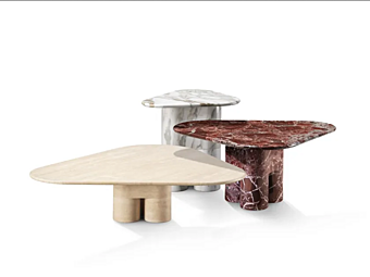 Низкий мраморный кофейный столик GHIDINI1961