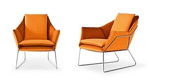 Кресло с мягкой обивкой SABA New York Armchair 2150