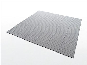 Квадратный коврик из войлока PAOLA LENTI Yard T36D04 фабрика PAOLA LENTI из Италии