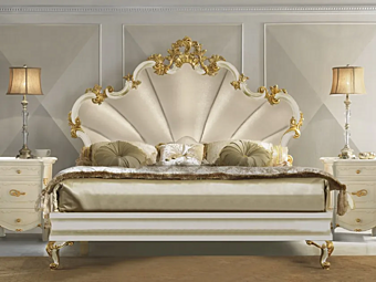 Двуспальная кровать с обитой спинкой DIAMANTE CASA +39 KR901 2402 фабрика CASA +39 из Италии