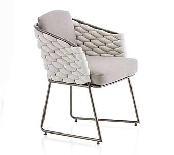 Кресло садовое RUGIANO Afrodite SEE37/G фабрика RUGIANO из Италии