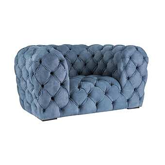 Кресло с мягкой спинкой из кожи BAXTER Chester MOON фабрика BAXTER из Италии