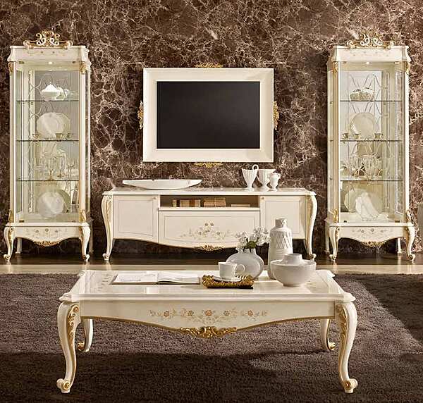 Рама под TV из дерева A.R.ARREDAMENTI SRL Ricasoli 954/S фабрика A.R.ARREDAMENTI SRL из Италии. Фото №4