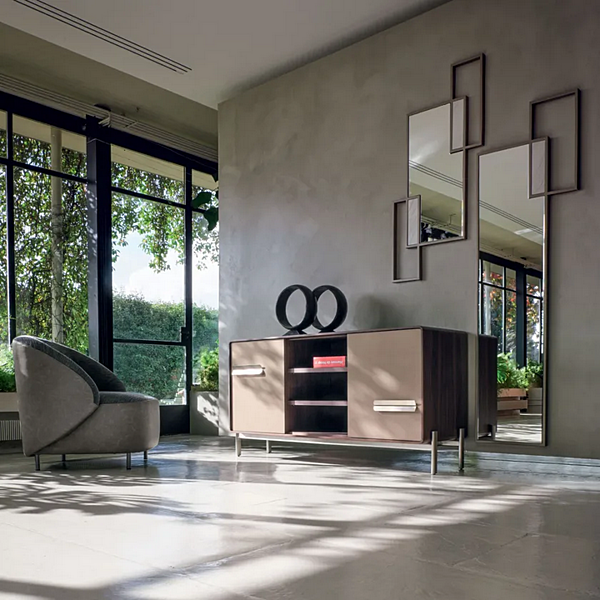 Кресло с подлокотниками из ткани Pandi CORTEZARI 706 фабрика CORTE ZARI из Италии. Фото №10
