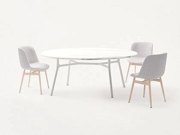 Кресло с обивкой из ткани PAOLA LENTI Adele B122A фабрика PAOLA LENTI из Италии. Фото №3