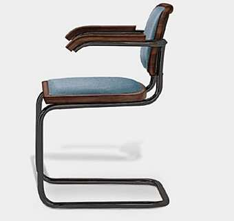 Кресло с металлической основой и мягкой обивкой ALIVAR Breuer 125 фабрика ALIVAR из Италии