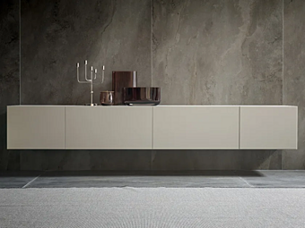 Подвесной деревянный боковой шкаф MODULNOVA MH6 фабрика Modulnova из Италии