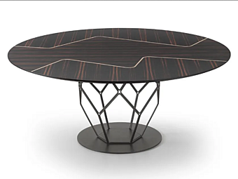 Круглый деревянный стол из массива дерева i 4 Mariani ESA фабрика i 4 Mariani из Италии