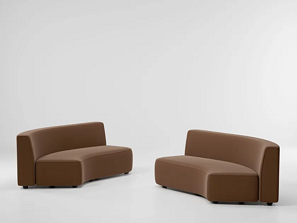 Модульный диван из ткани с мягкой спинкой KETTAL Sofa O A2O39IZQ00, A2O39DER00, A2439DER0L, A2439IZQ0L, A2439TO10L, A2439DERXL, A2439IZQXL, A2439TO1XL фабрика KETTAL из Италии. Фото №1