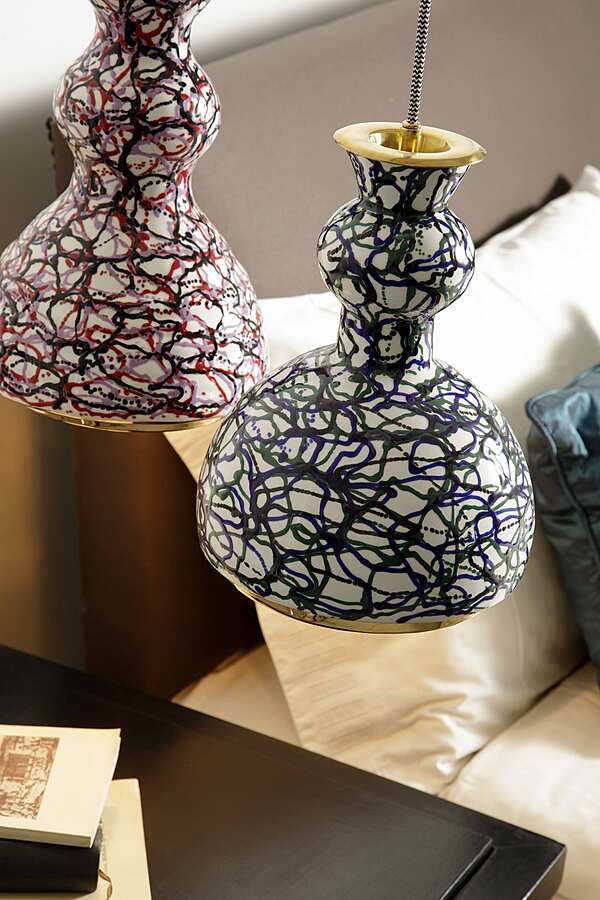 ALLEGRA - серия керамических подвесок, окрашенных глазурью  SIGMA L2  7308/DE/B фабрика SIGMA L2 из Италии. Фото №5