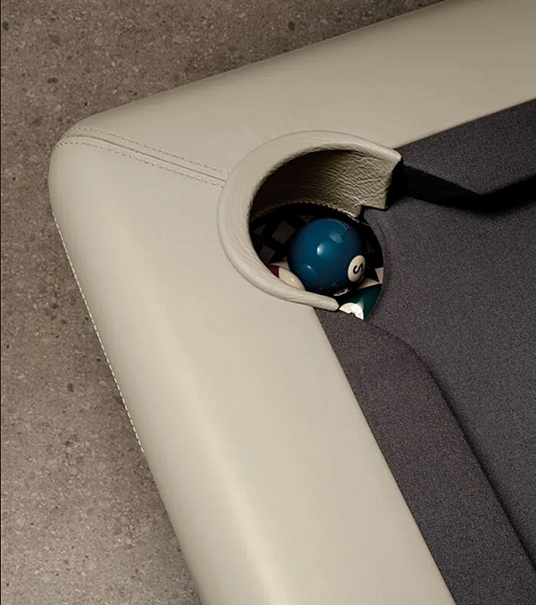 Бильярдный стол из массива дерева с кожаным покрытием I 4 Mariani Roger фабрика i 4 Mariani из Италии. Фото №4