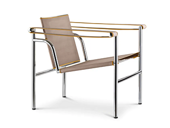 Кресло с подлокотниками из кожи CASSINA UAM 001 фабрика CASSINA из Италии