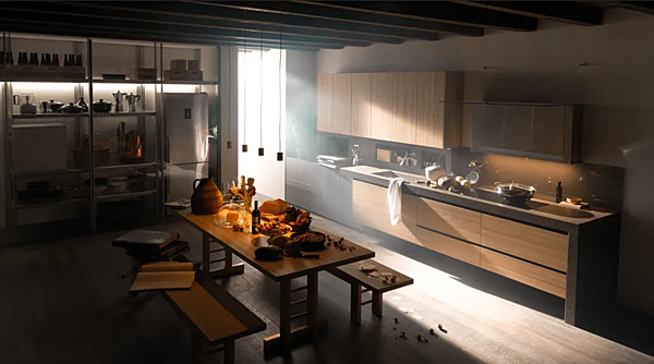Кухня с фасадами из ели VALCUCINE  Artematica Tactil фабрика VALCUCINE из Италии. Фото №9