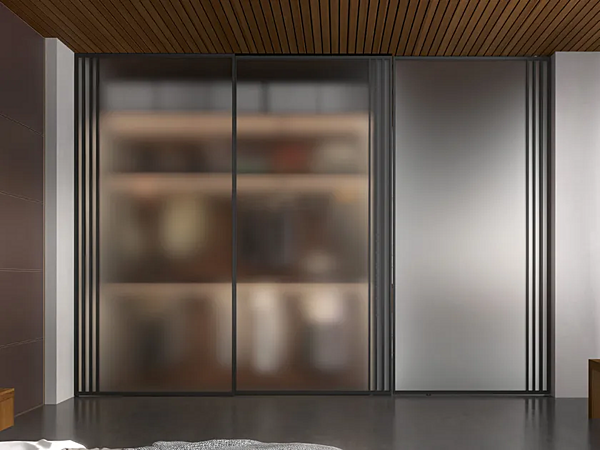 Дверь с hinged стеклом и алюминием BARAUSSE i30 фабрика BARAUSSE из Италии. Фото №2