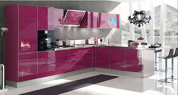Кухня RECORD CUCINE LUCENTE фабрика RECORD CUCINE из Италии. Фото №1