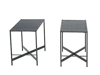 Садовый табурет из каната PAOLA LENTI Heron B45C Садовый табурет из каната PAOLA LENTI Heron B45C фабрика PAOLA LENTI из Италии