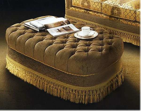 Пуф ANGELO CAPPELLINI SITTINGROOMS Zola 11083/P фабрика ANGELO CAPPELLINI из Италии. Фото №1