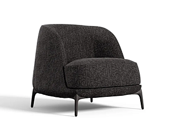 Кресло с мягкой спинкой из бархата NOVAMOBILI Velvet фабрика NOVAMOBILI из Италии
