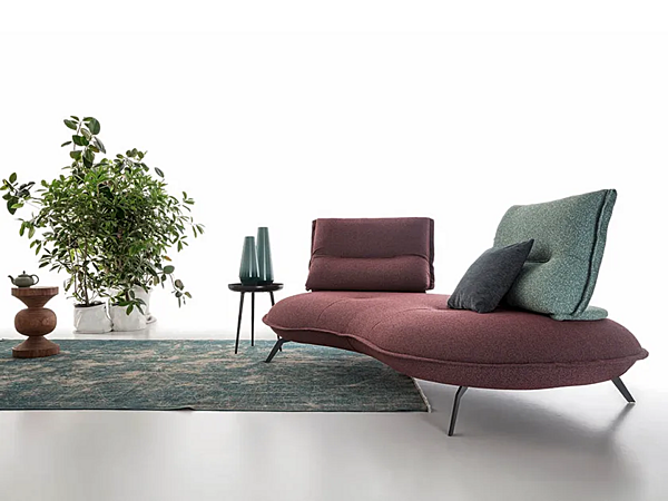 Диван с обитой спинкой из ткани AERRE ITALIA SCORPI F30B0 фабрика AERRE ITALIA из Италии. Фото №2