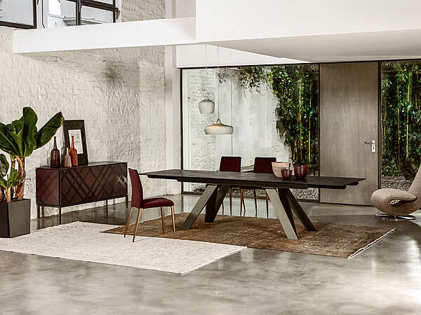 Обеденный Стол TONIN CASA Modern Collection CELTIS - T8084 фабрика TONIN CASA из Италии. Фото №5