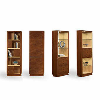 Открытая книжная полка из дерева CARPANELLI Desyo MB53C фабрика CARPANELLI из Италии