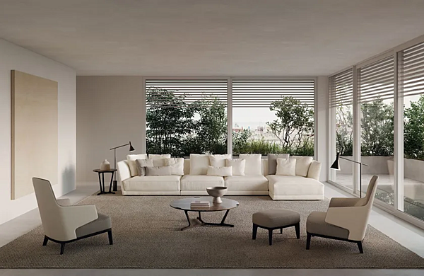 Кофейный стол из керамогранита Frigerio Arja 17310F фабрика Frigerio из Италии. Фото №5